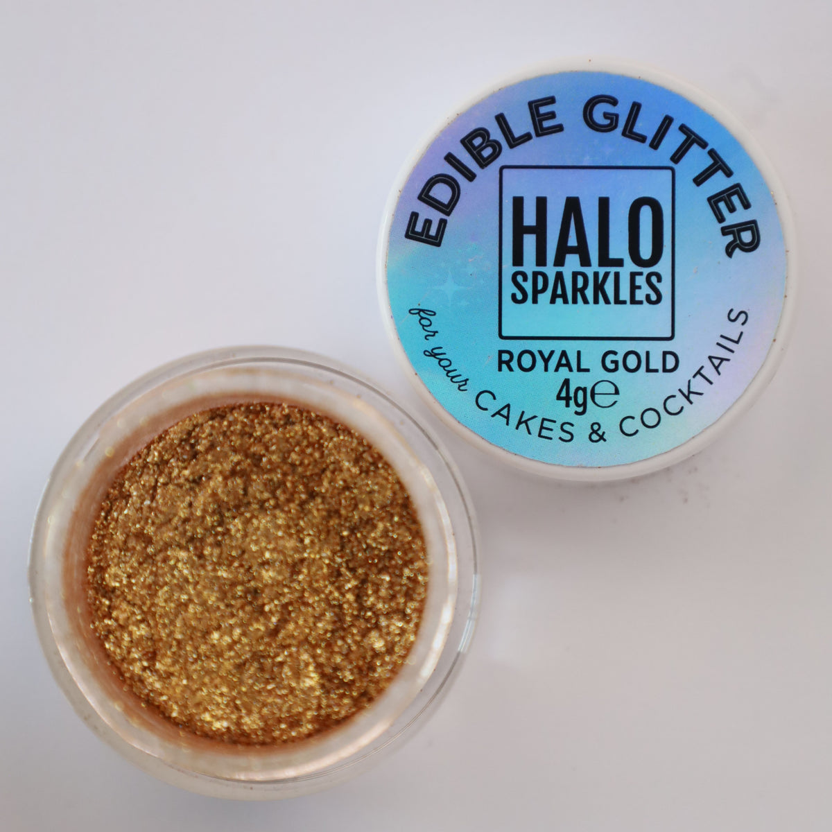 Halo Sparkles Edible Glitter - Royal Gold 4g